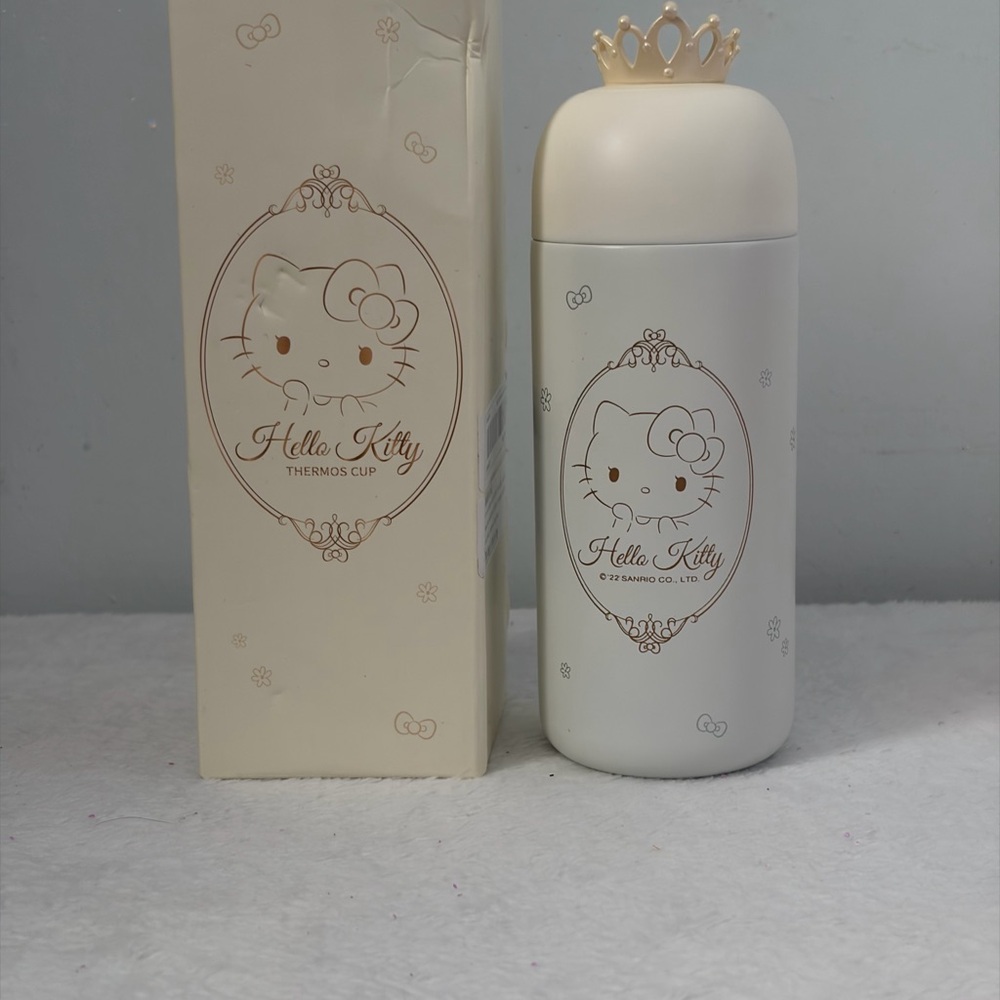 Hello Kitty White Thermos Cup